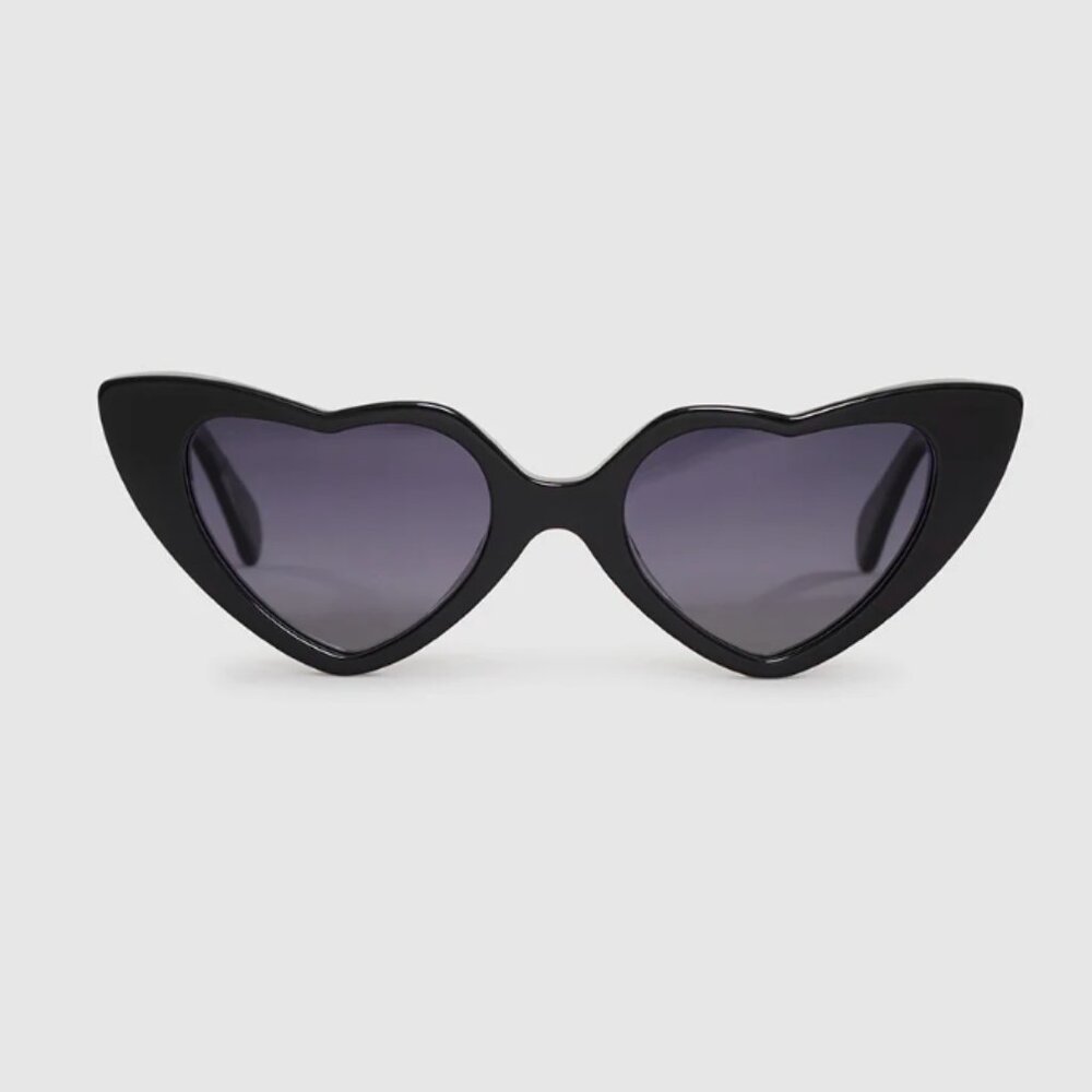 ANINE BING BLACK HEART SUNGLASSES